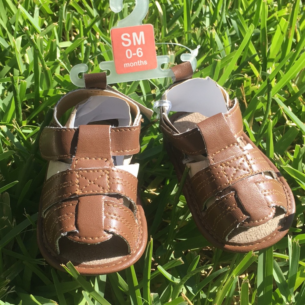 Brown Baby Boy Sandals